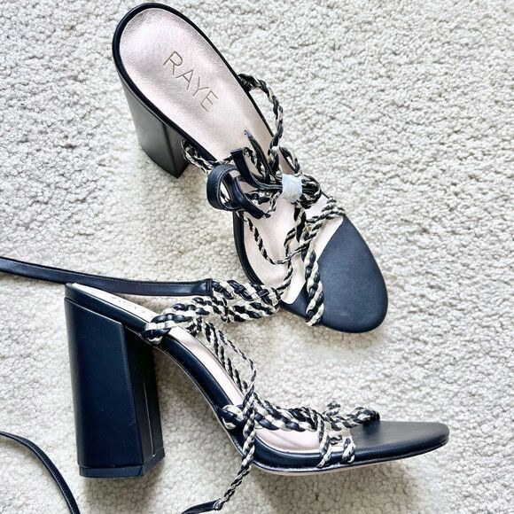 NEW Raye Melissa Heels in Black Size 10 - Picture 5 of 7
